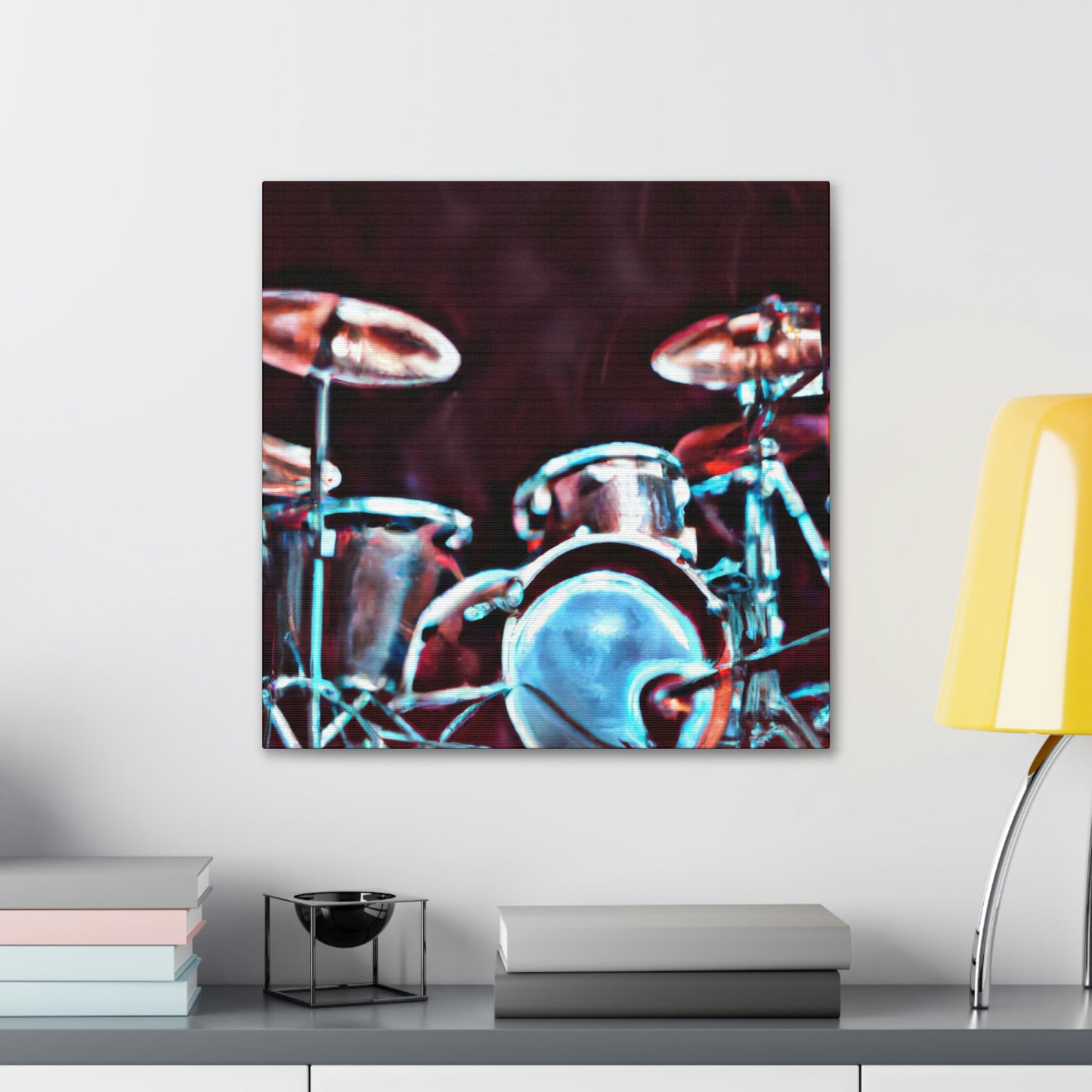 "Rock the Drum Set" - Canvas