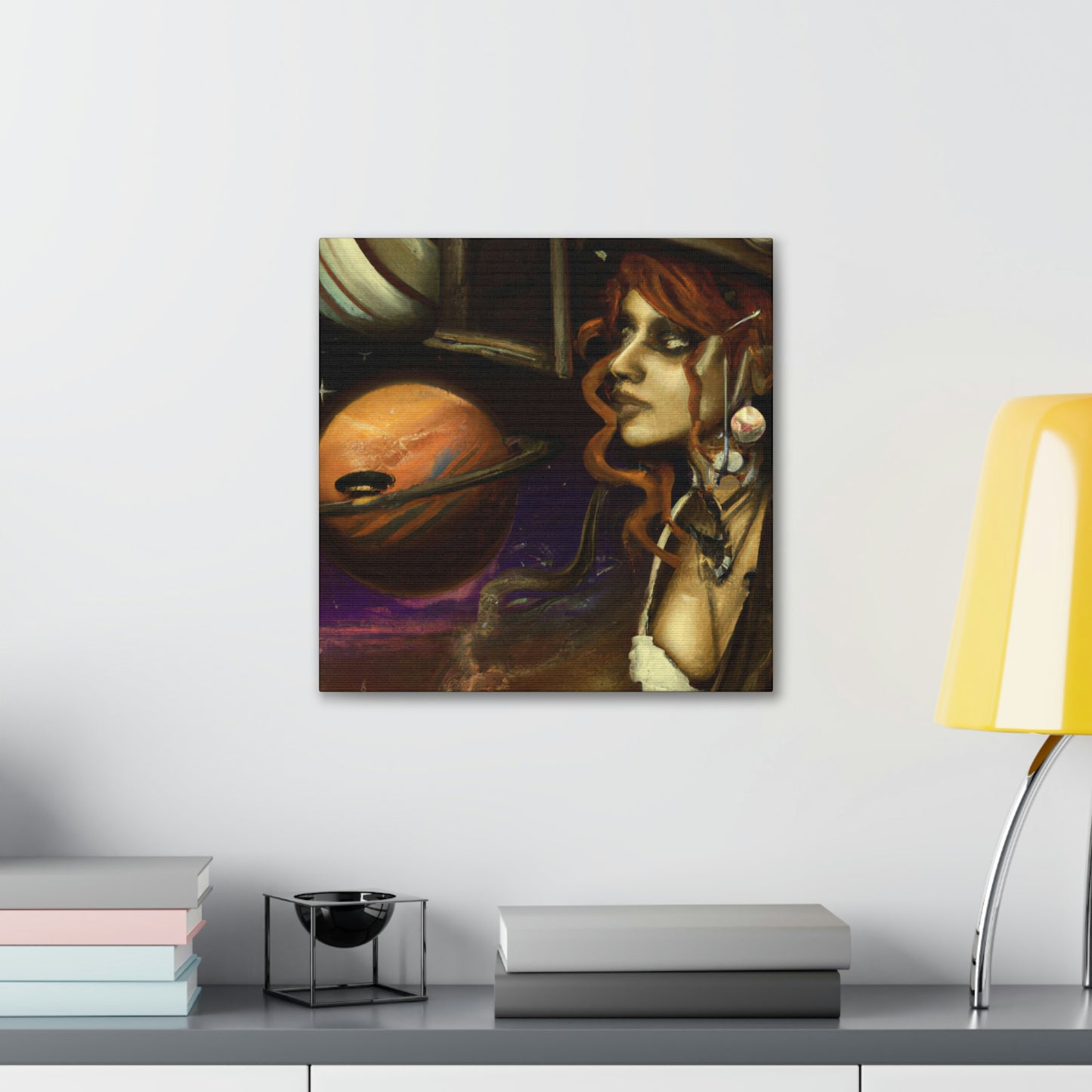 Venus in CogsDress - Canvas