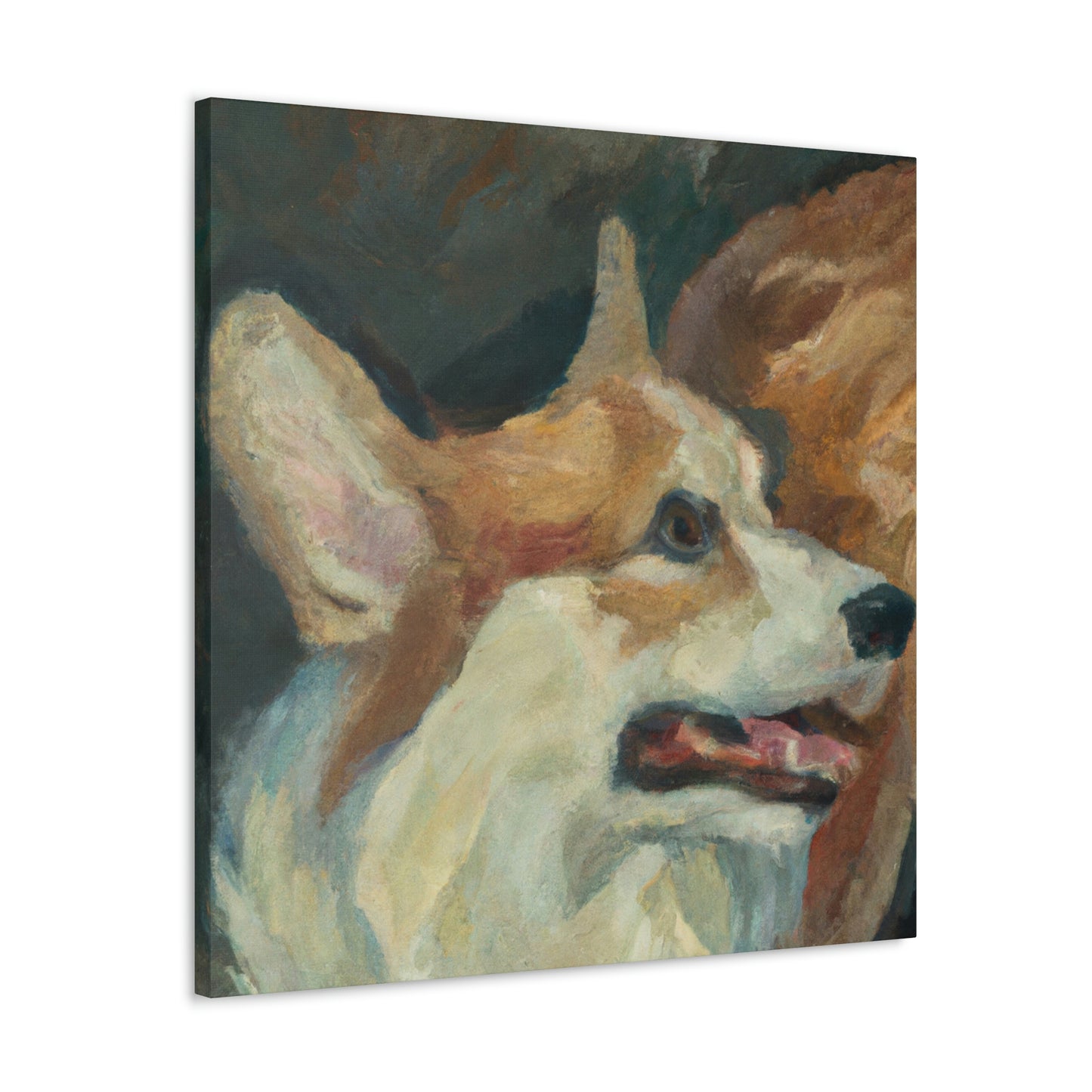 Corgi's Surreal Dream - Canvas