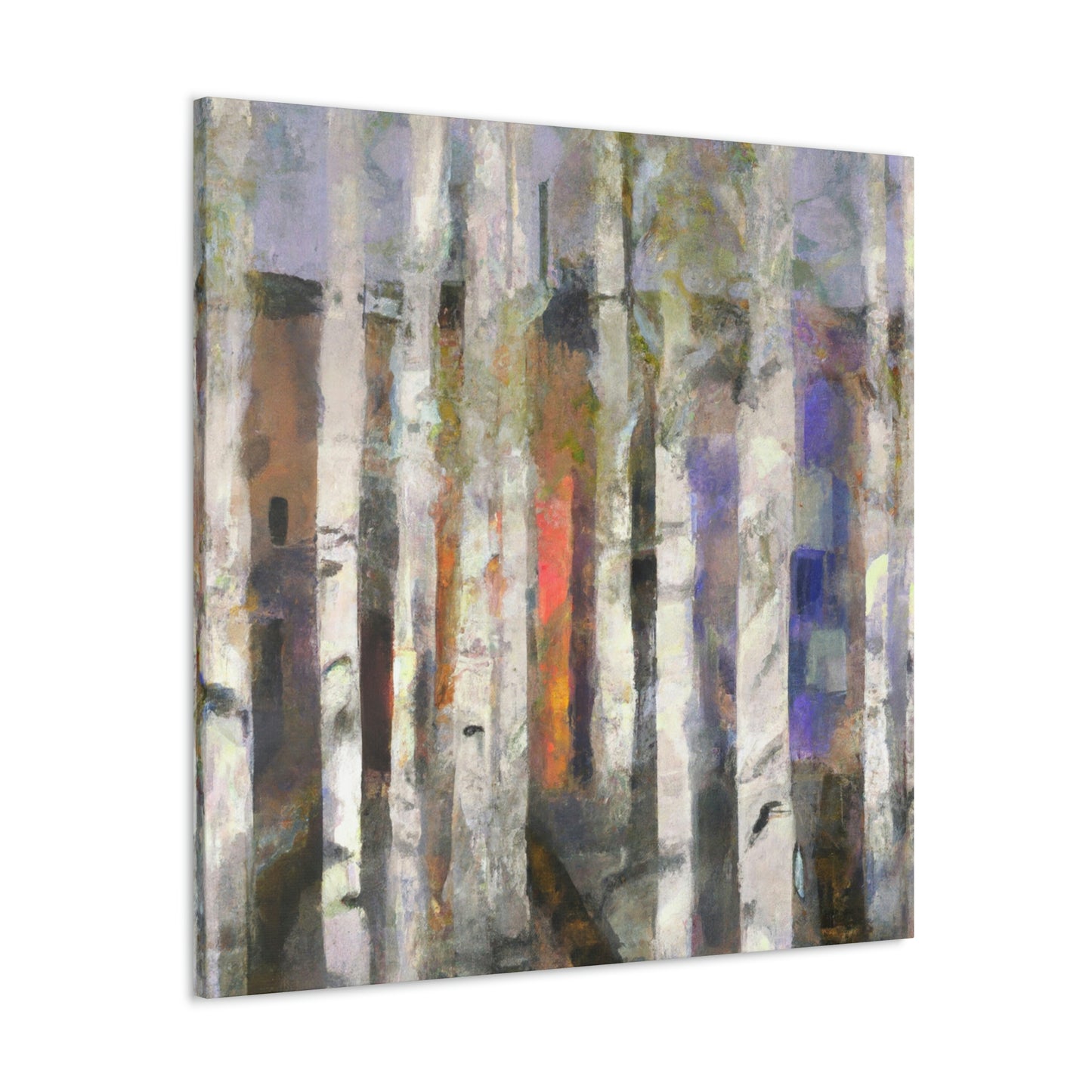 Birch Trees in Bloom - Canvas