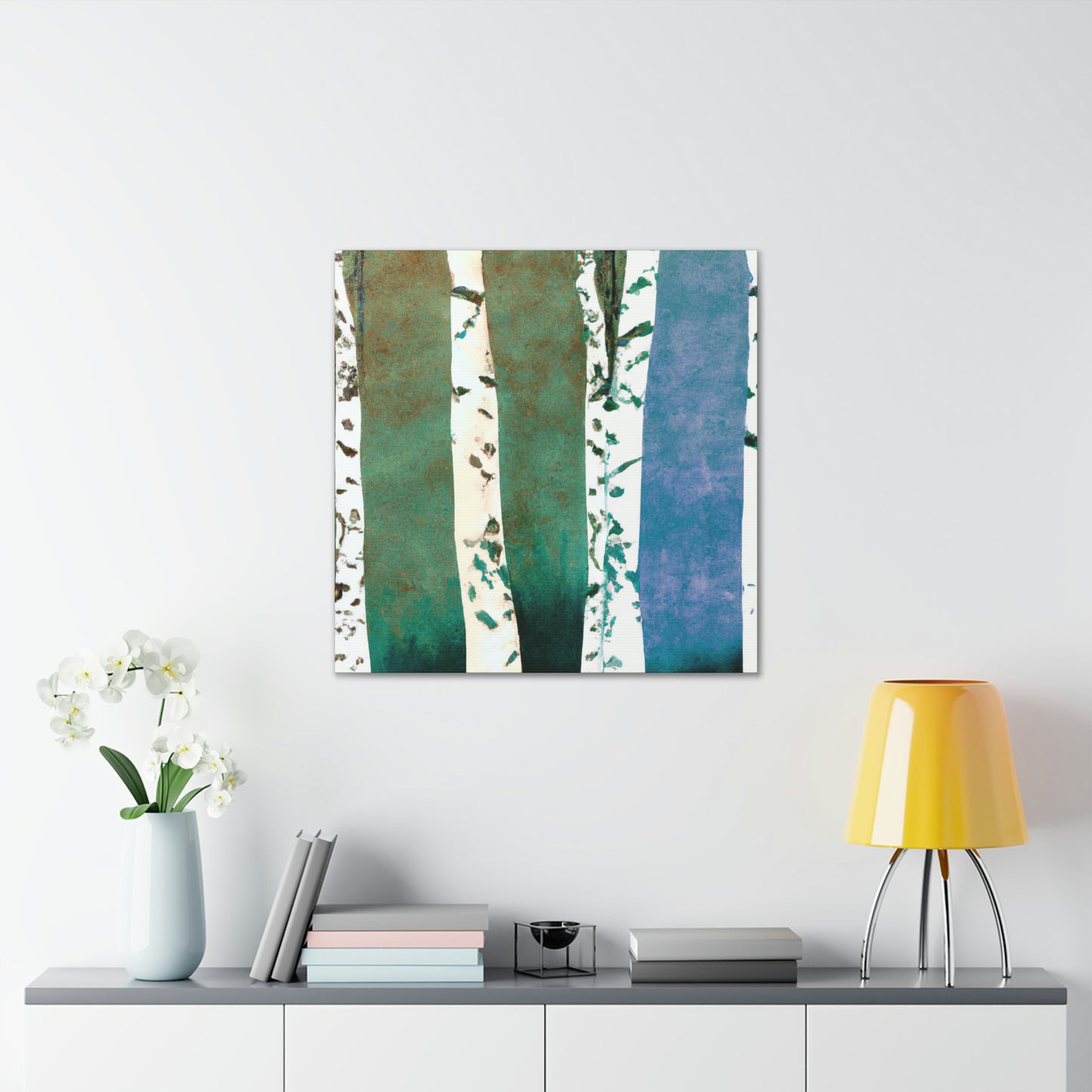 Birch Trees in Bloom - Canvas