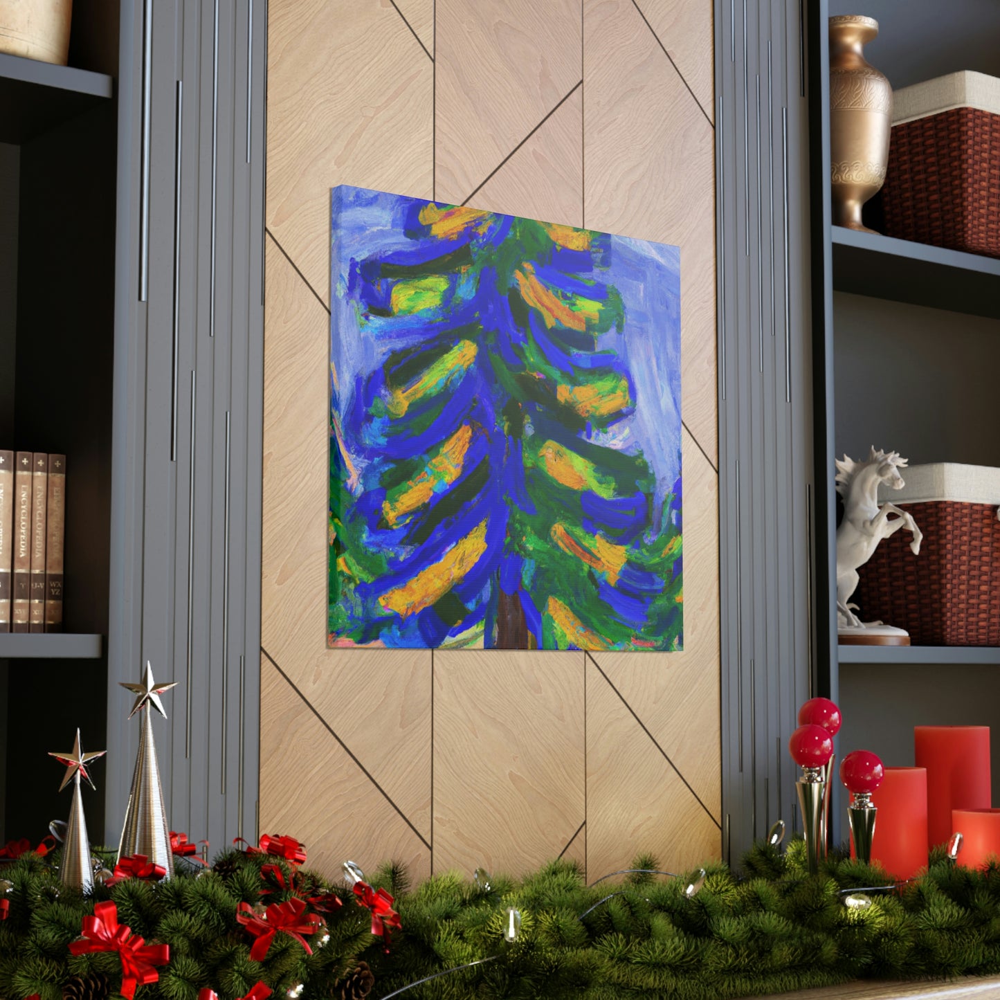 "Spruce Tree Expressionism" - Canvas