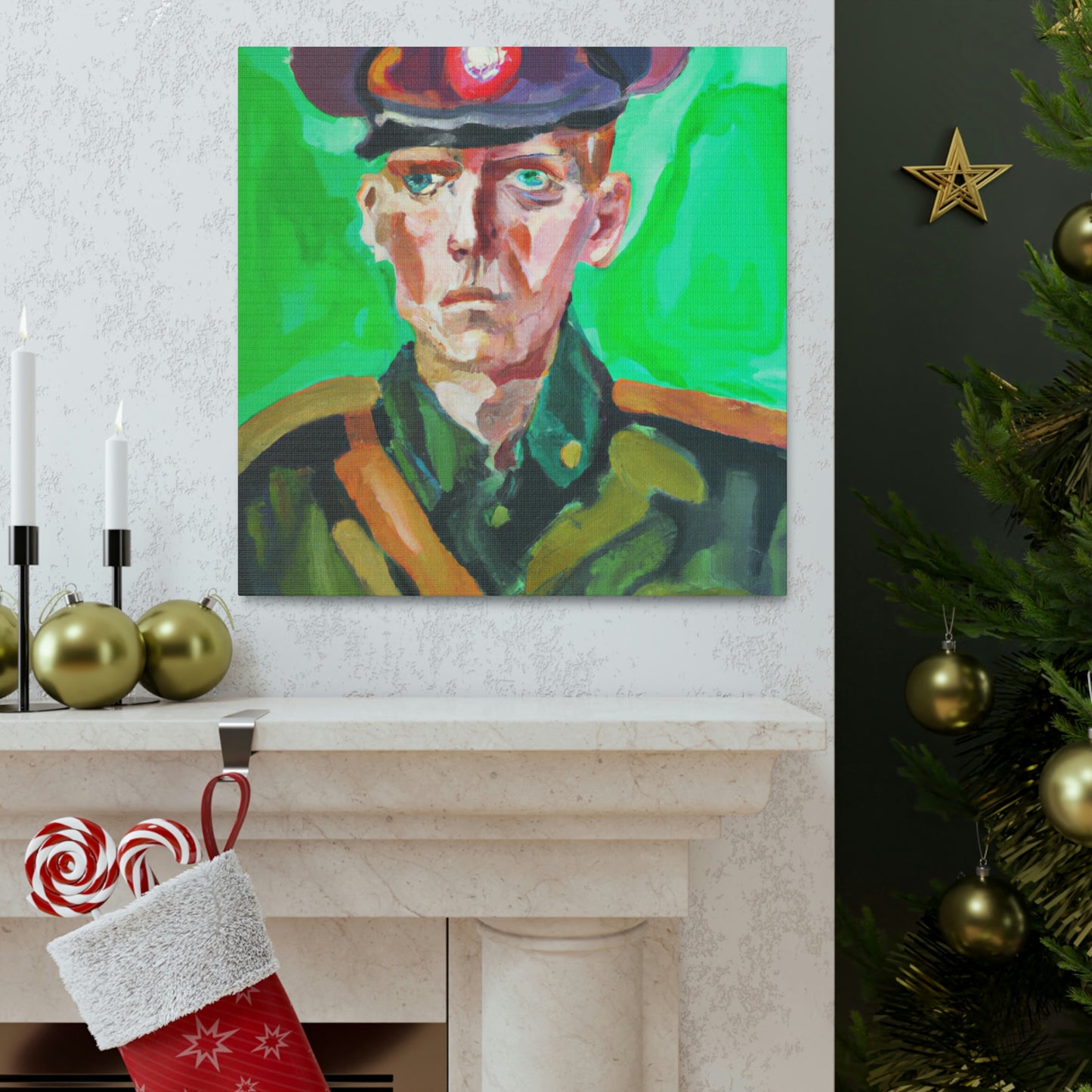 "Supply Sergeant Fauvism" - Canvas