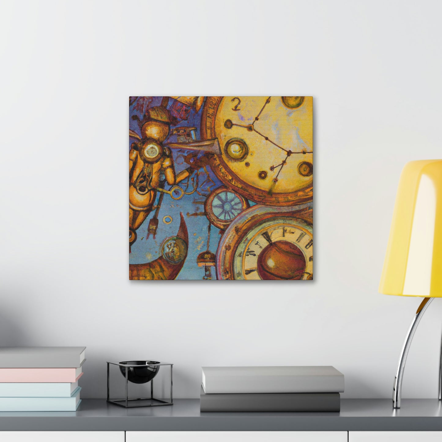 "Eternal Mercurial Clockwork" - Canvas