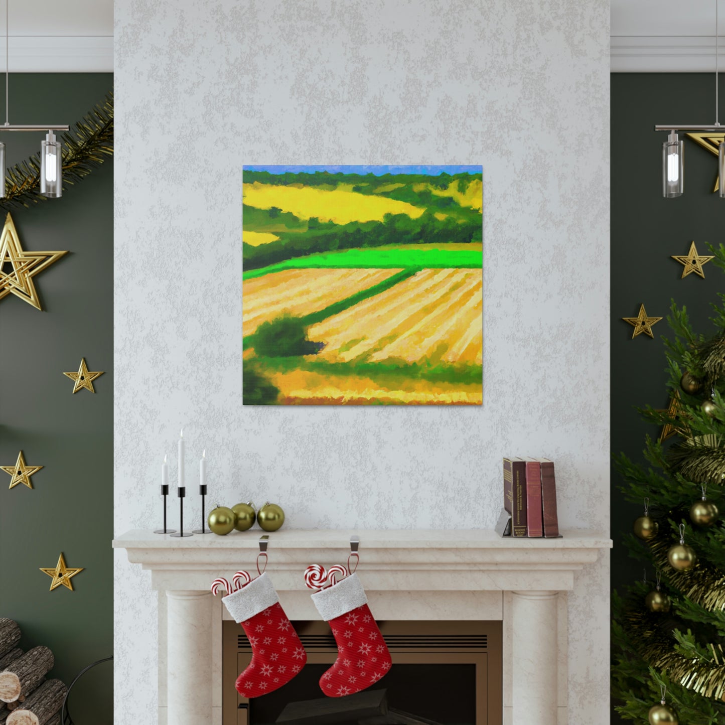 "Harvest of Gold Fields" - Canvas