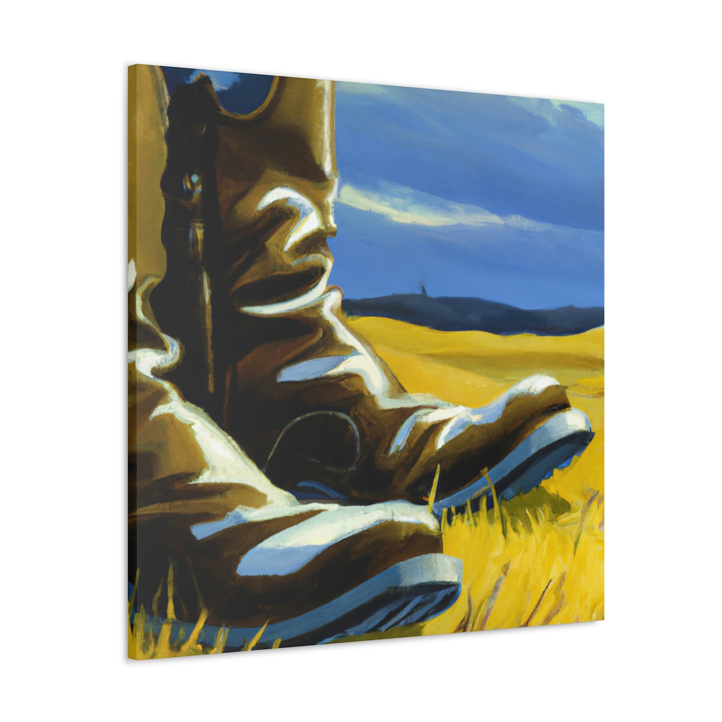 "Boots of Antiquity" - Canvas