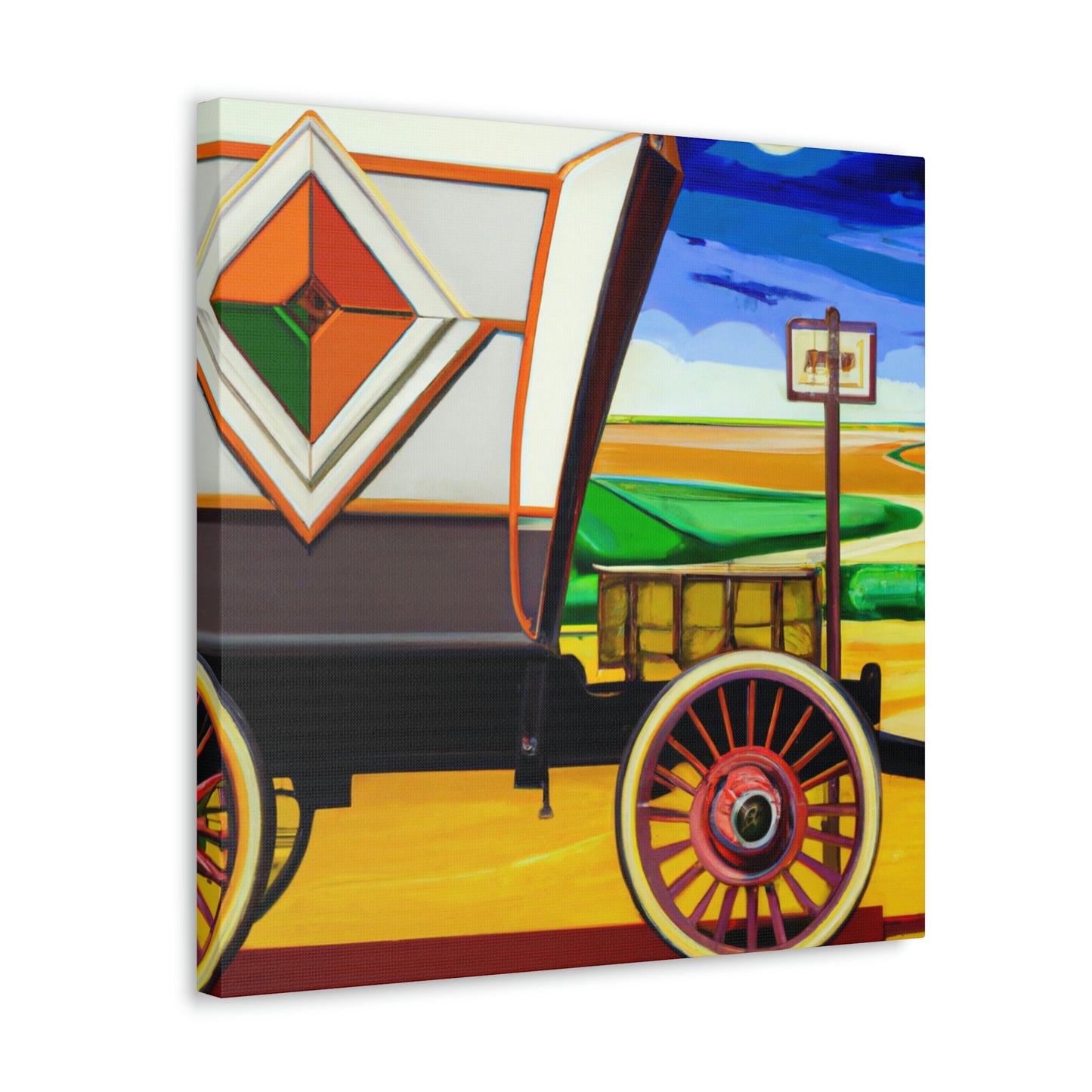 "Wheelbarrow of Splendor" - Canvas