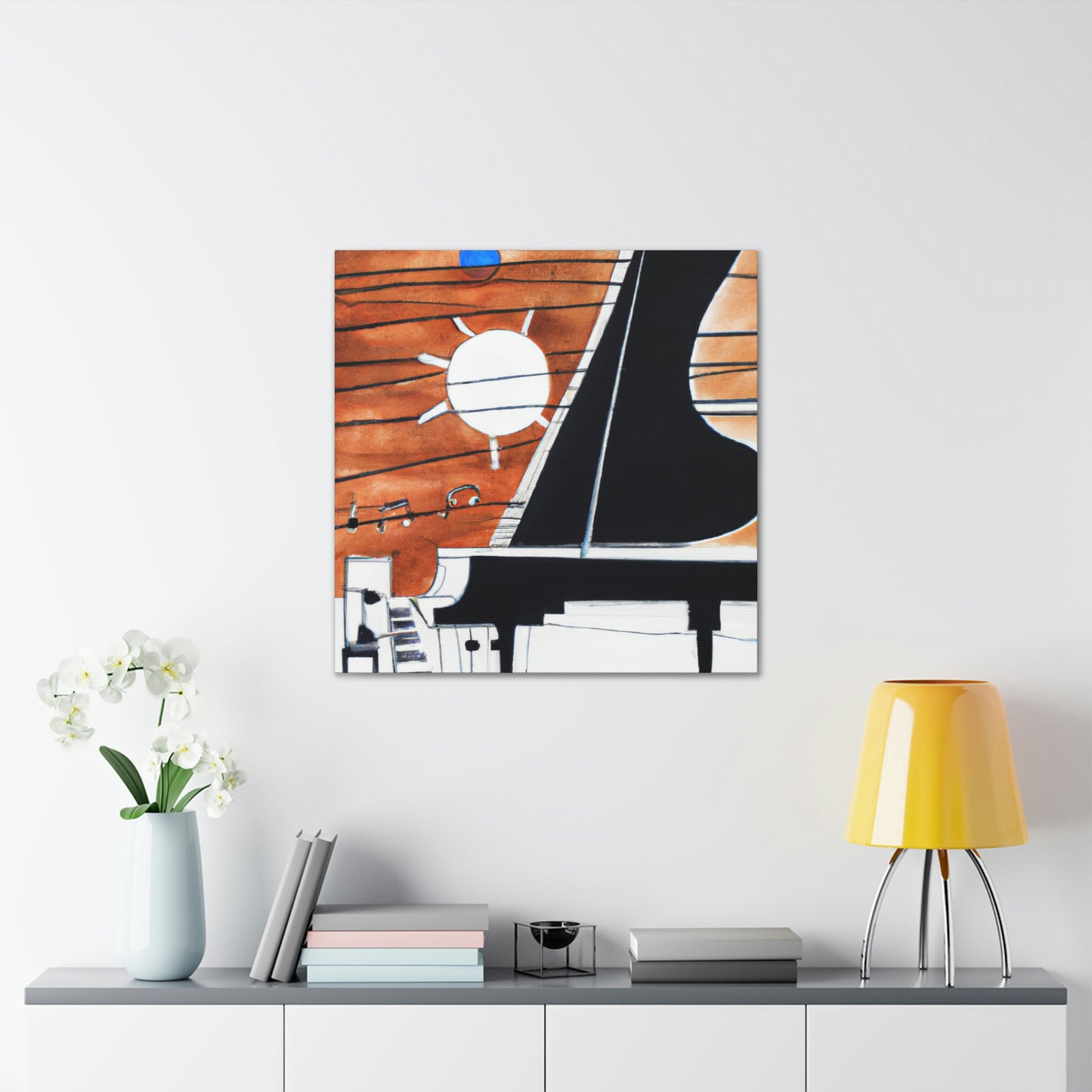 "Piano at Midnight Sonata" - Canvas