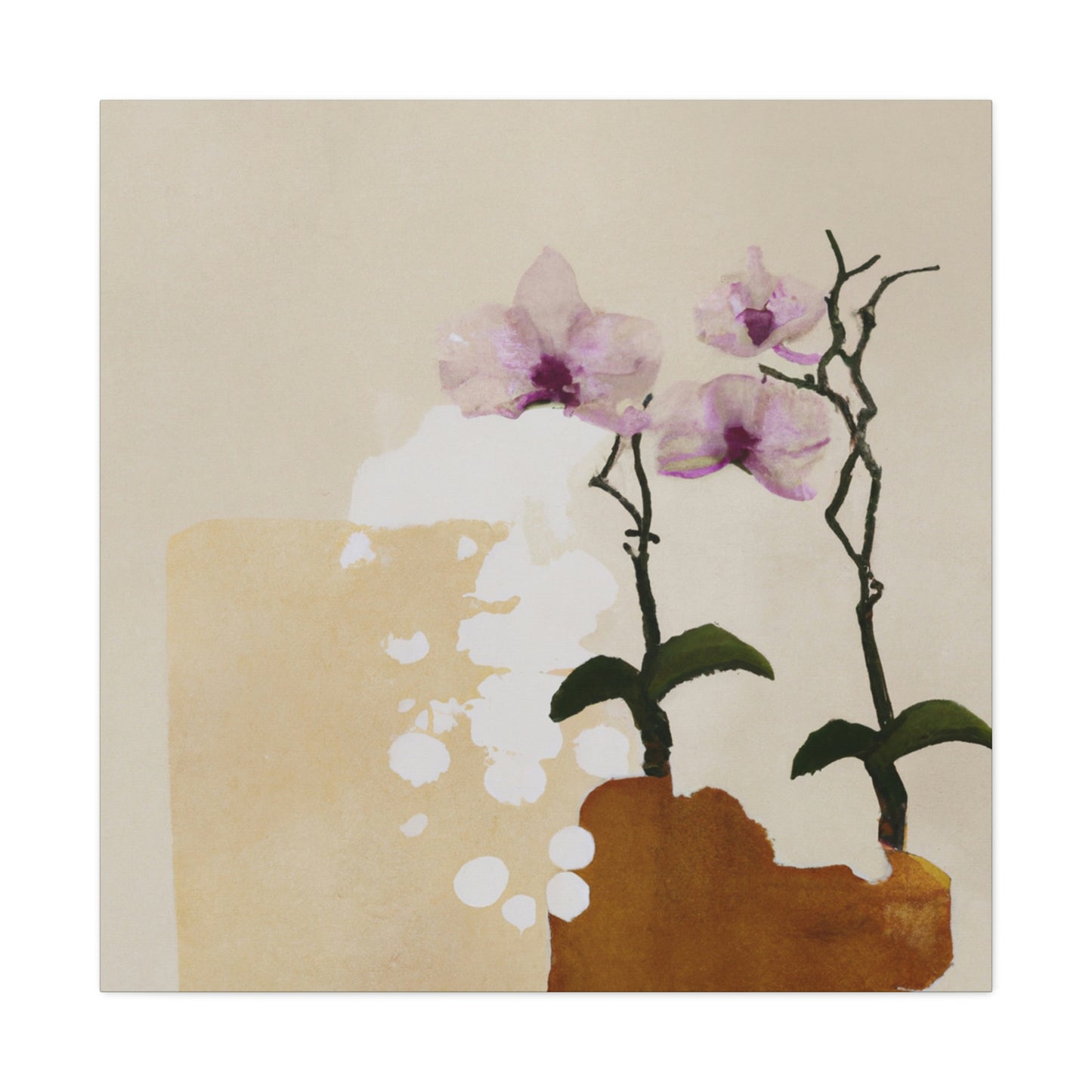 "Orchid In Movement" - Canvas