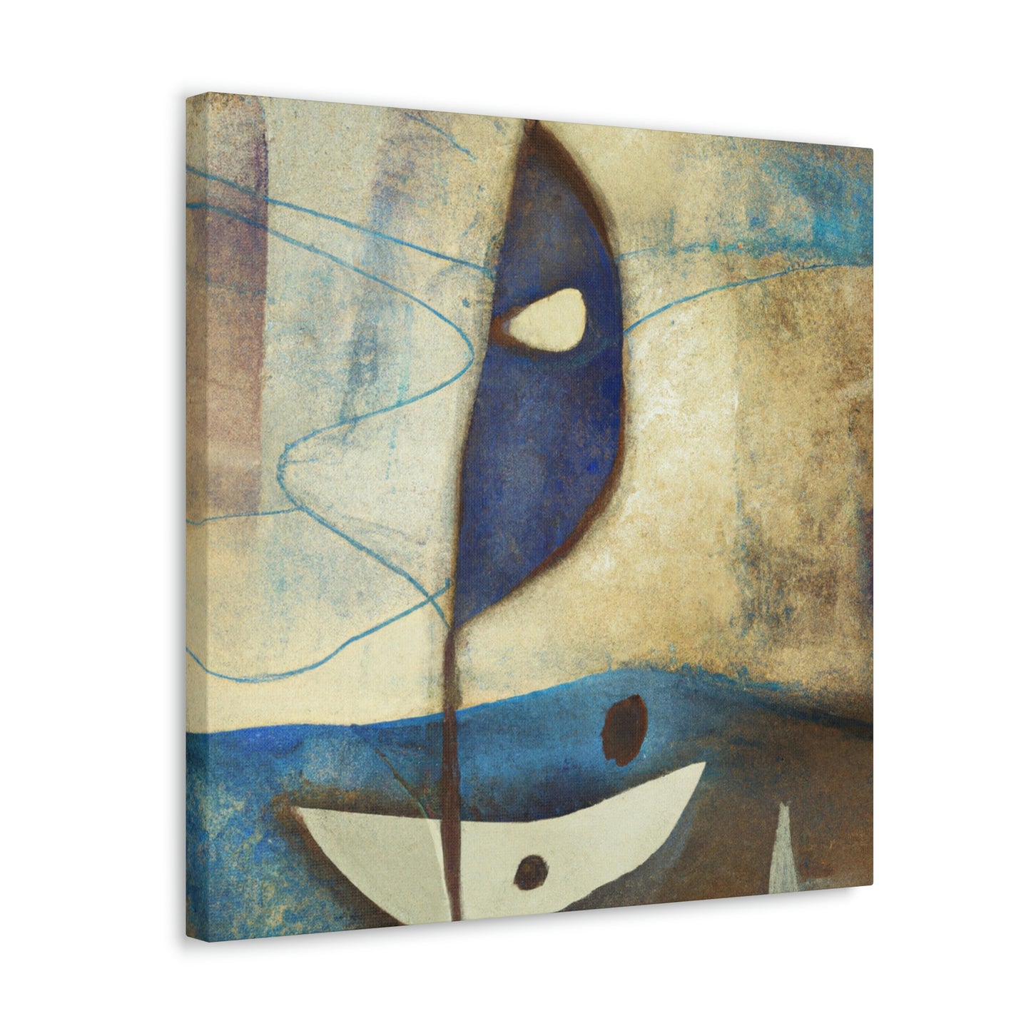 Sailing on Blue Waves - Canvas