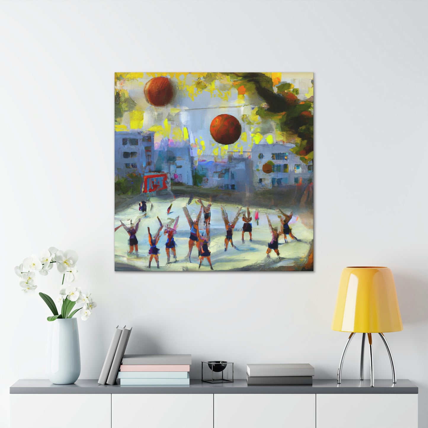 Volleyball Vibrancy Vitality - Canvas