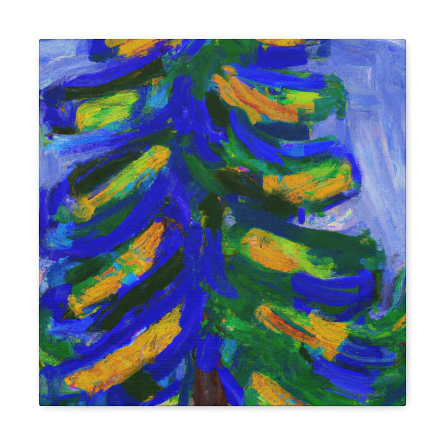 "Spruce Tree Expressionism" - Canvas