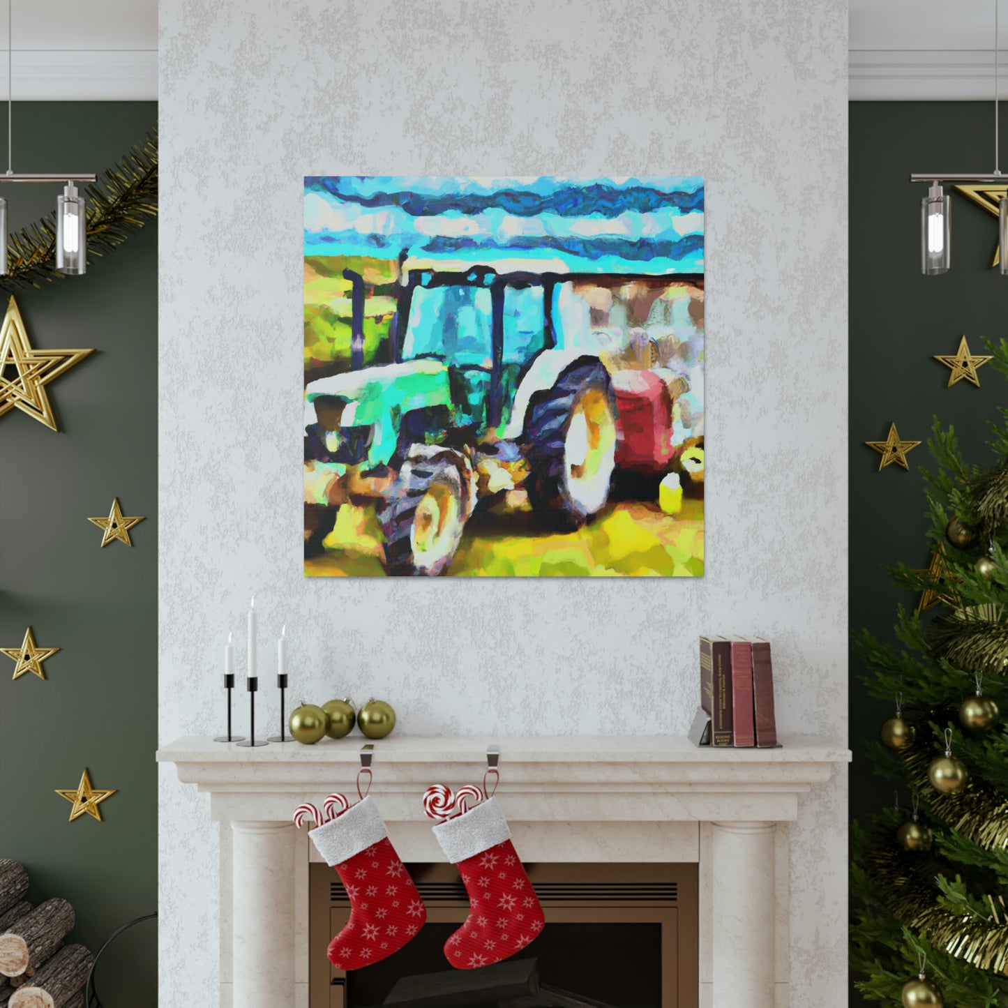 A Tractor's Endurance - Canvas