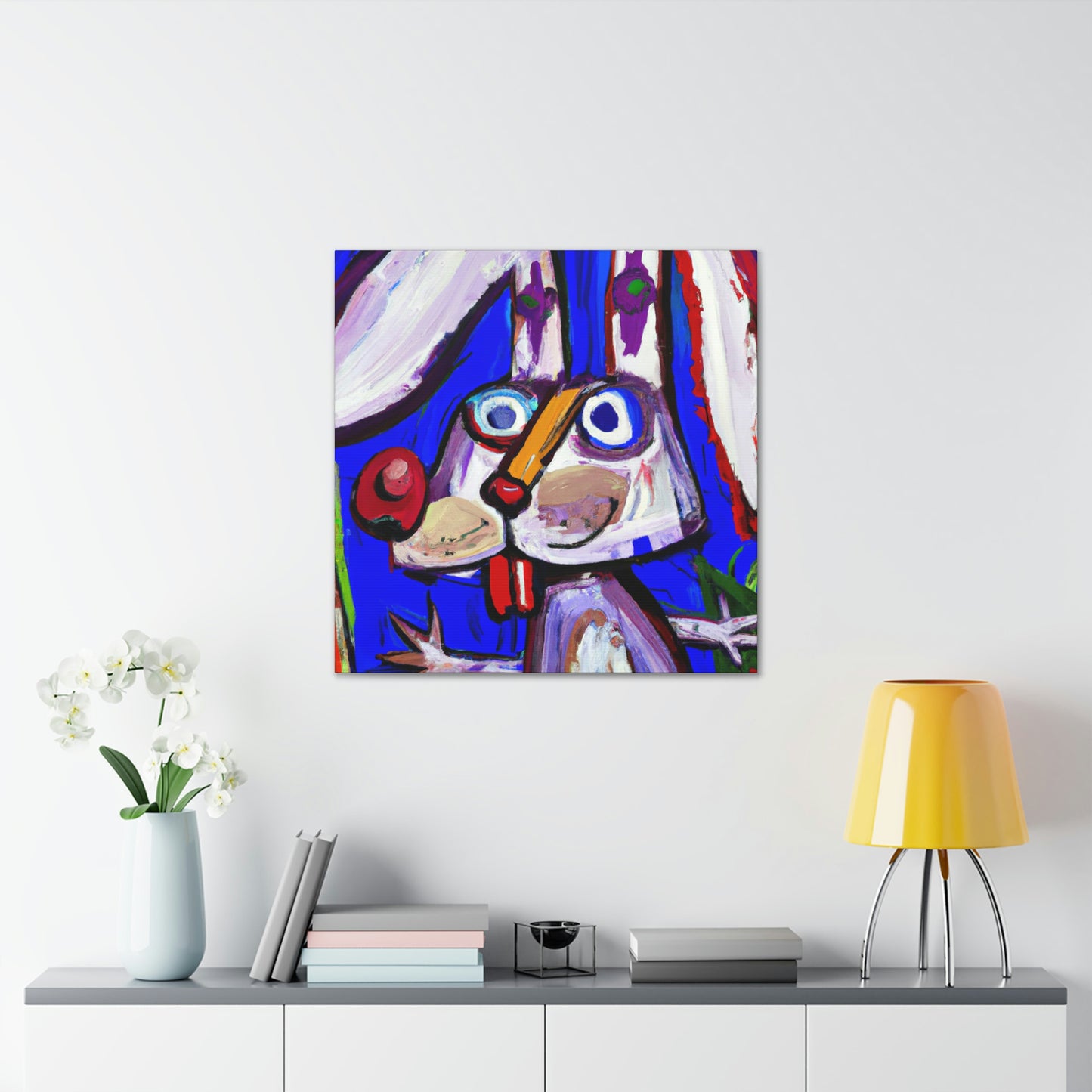 "Rabbit in Expressionism" - Canvas