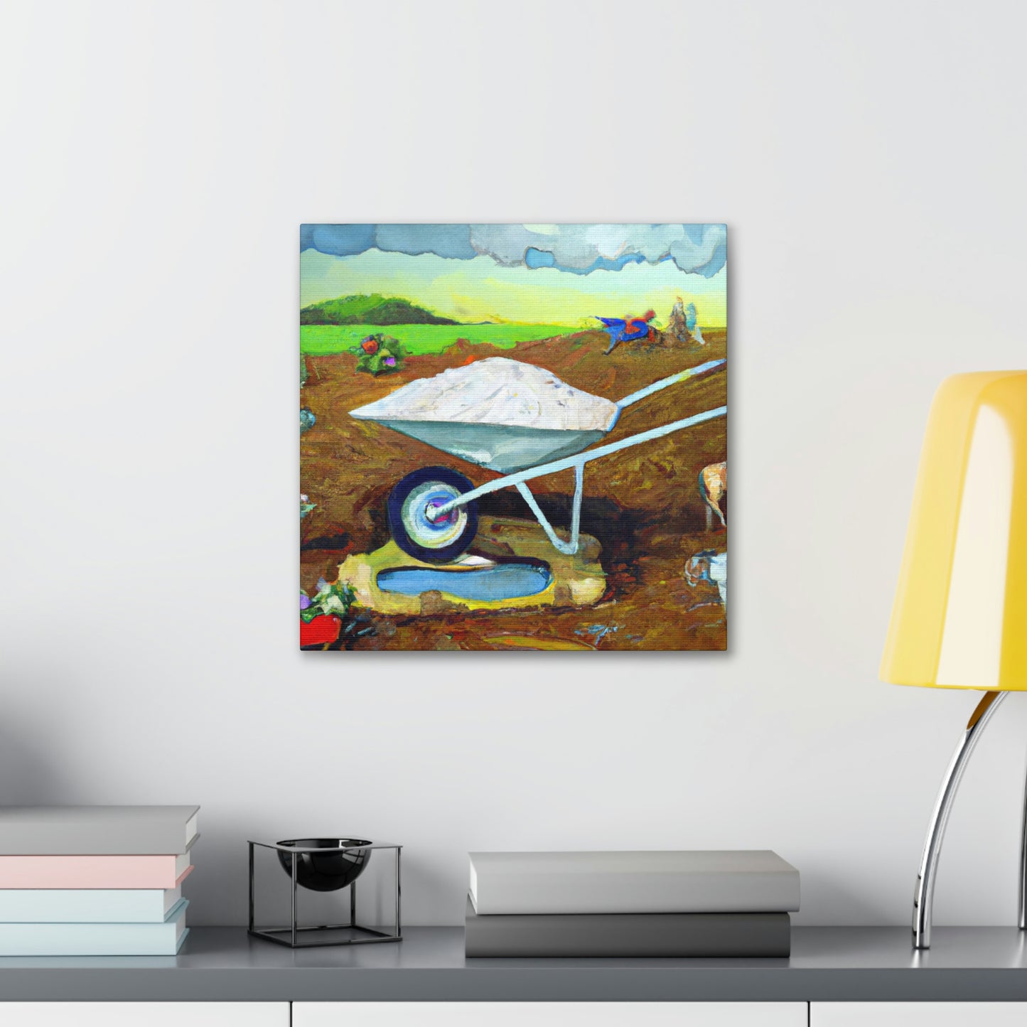 Wheelbarrow in Wonderland - Canvas