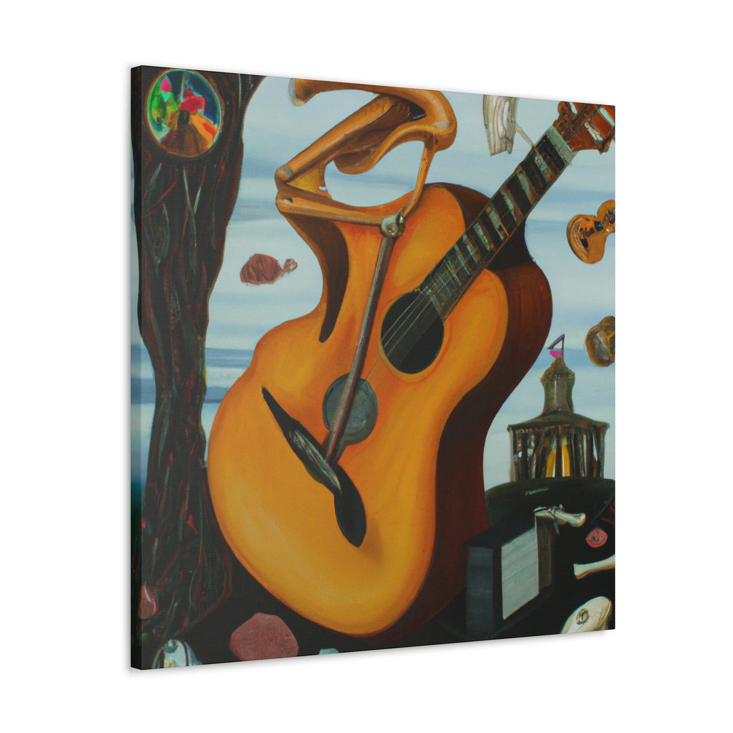 "Guitar in a Dreamscape" - Canvas