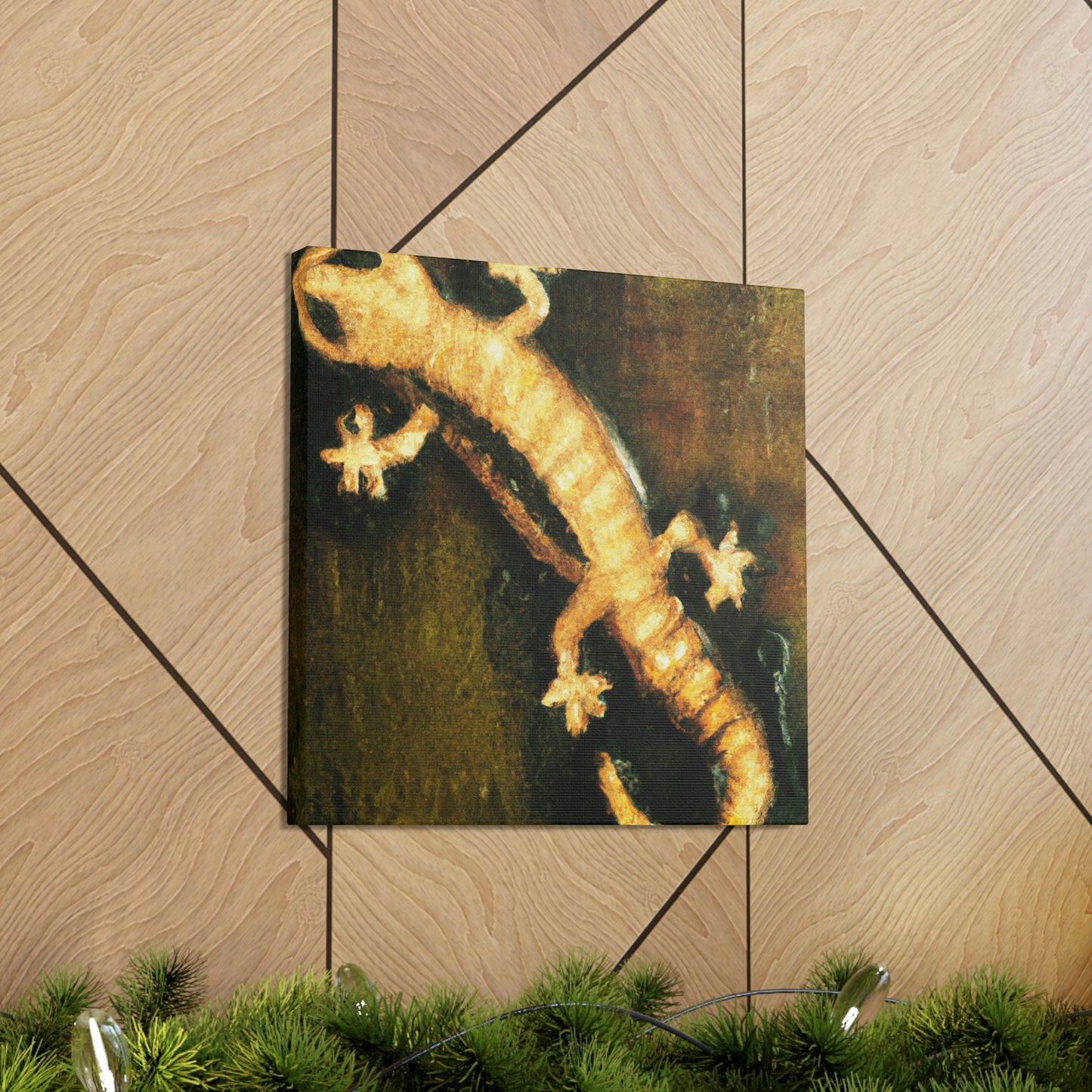 Lizard Simplicity Abounds - Canvas