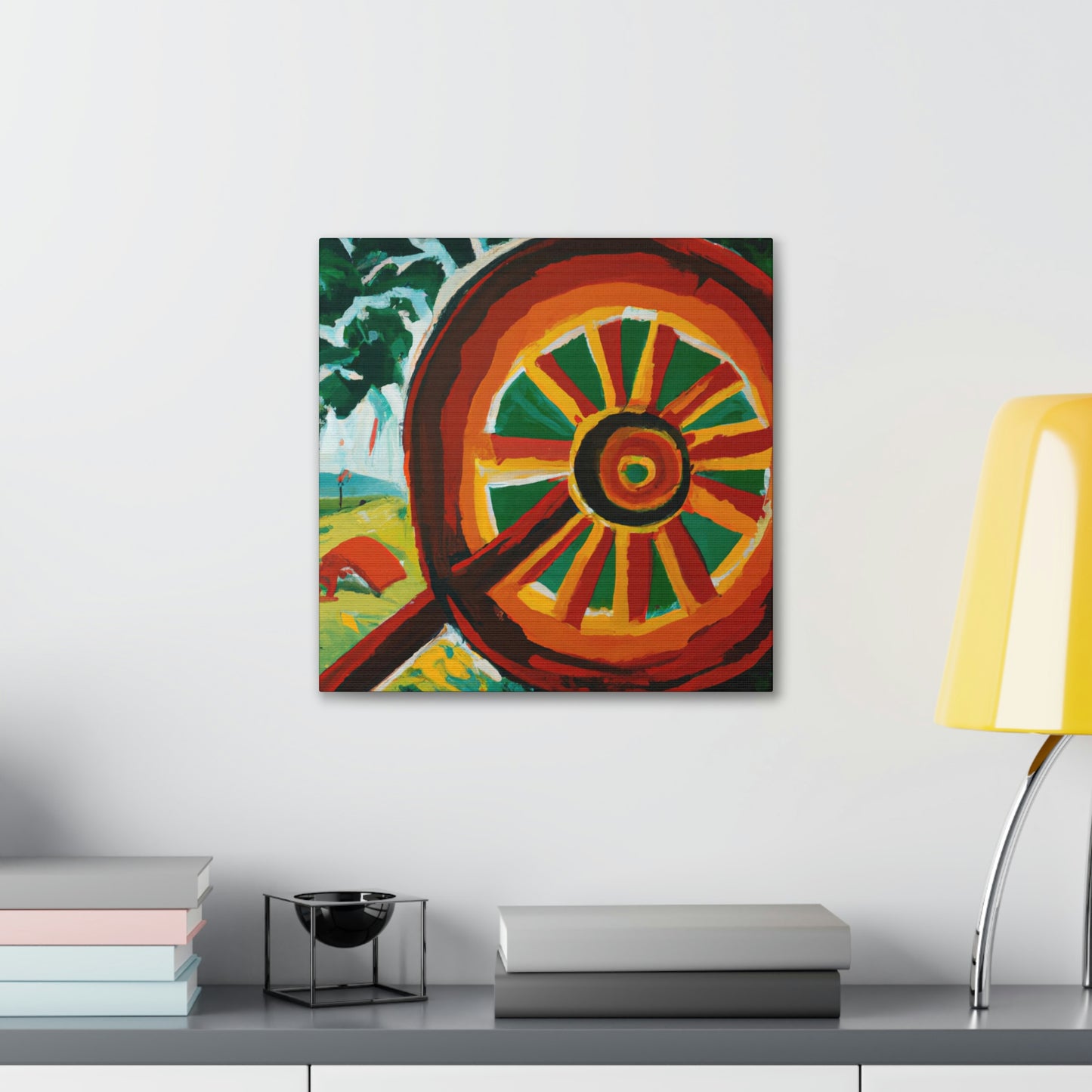 "Wheel of Times Past" - Canvas