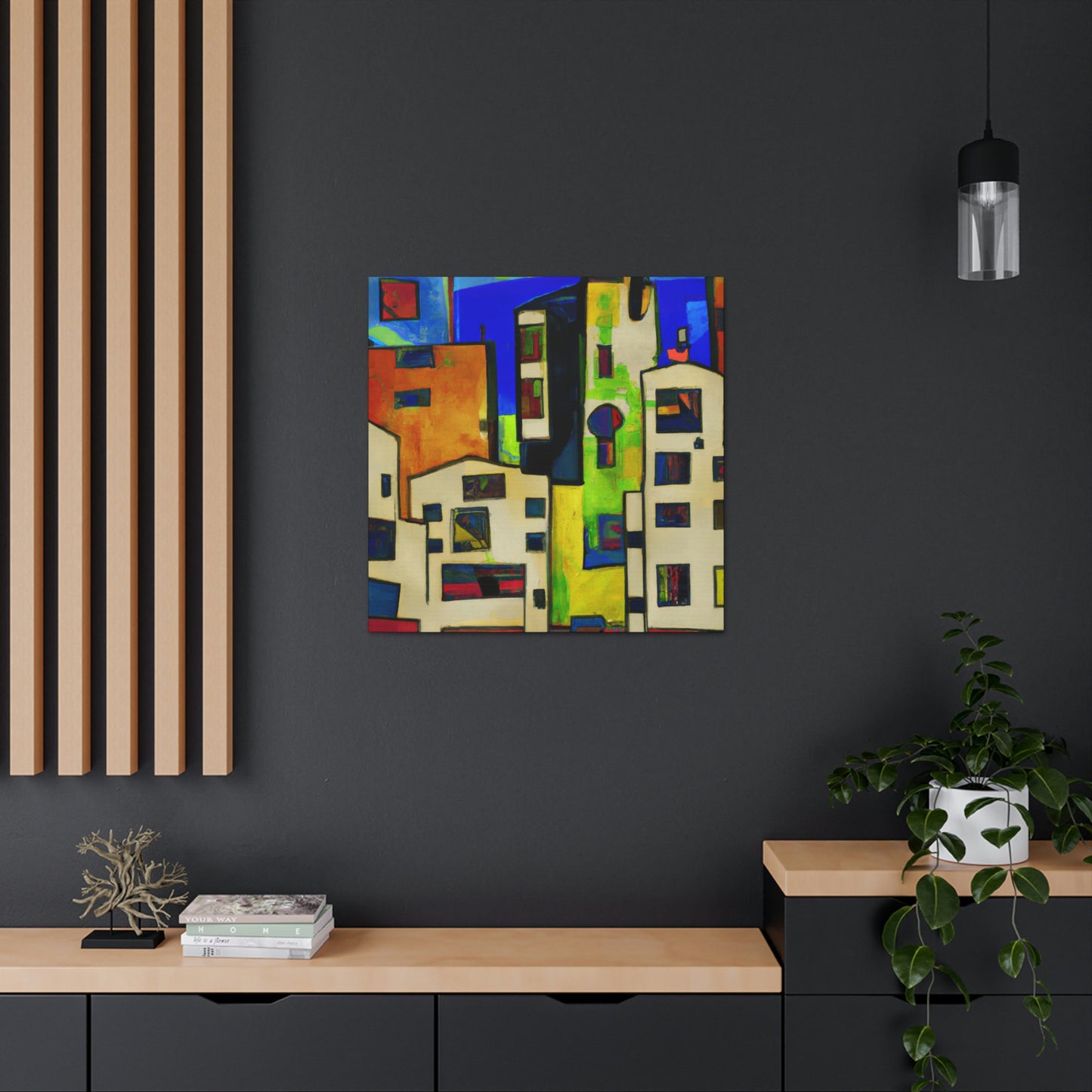 "Bauhaus: Expressionist Dream" - Canvas