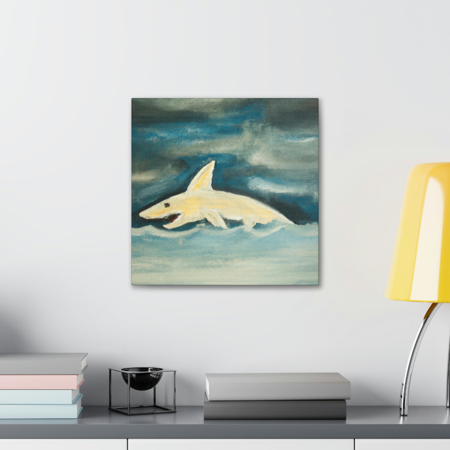 "Shark in the Sky" - Canvas