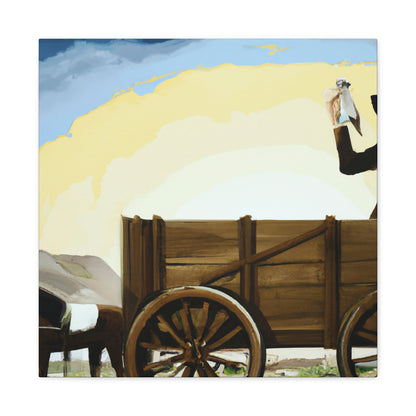 Old Cowpoke Memories - Canvas