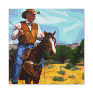 "Cowboy On The Range" - Canvas