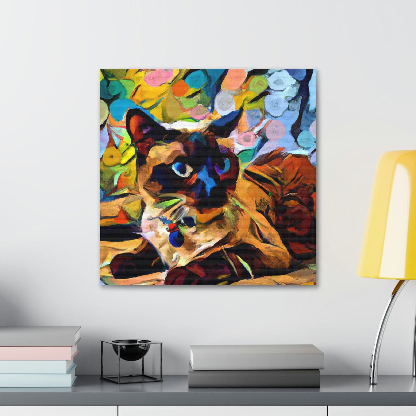 Siamese in Fauvism - Canvas