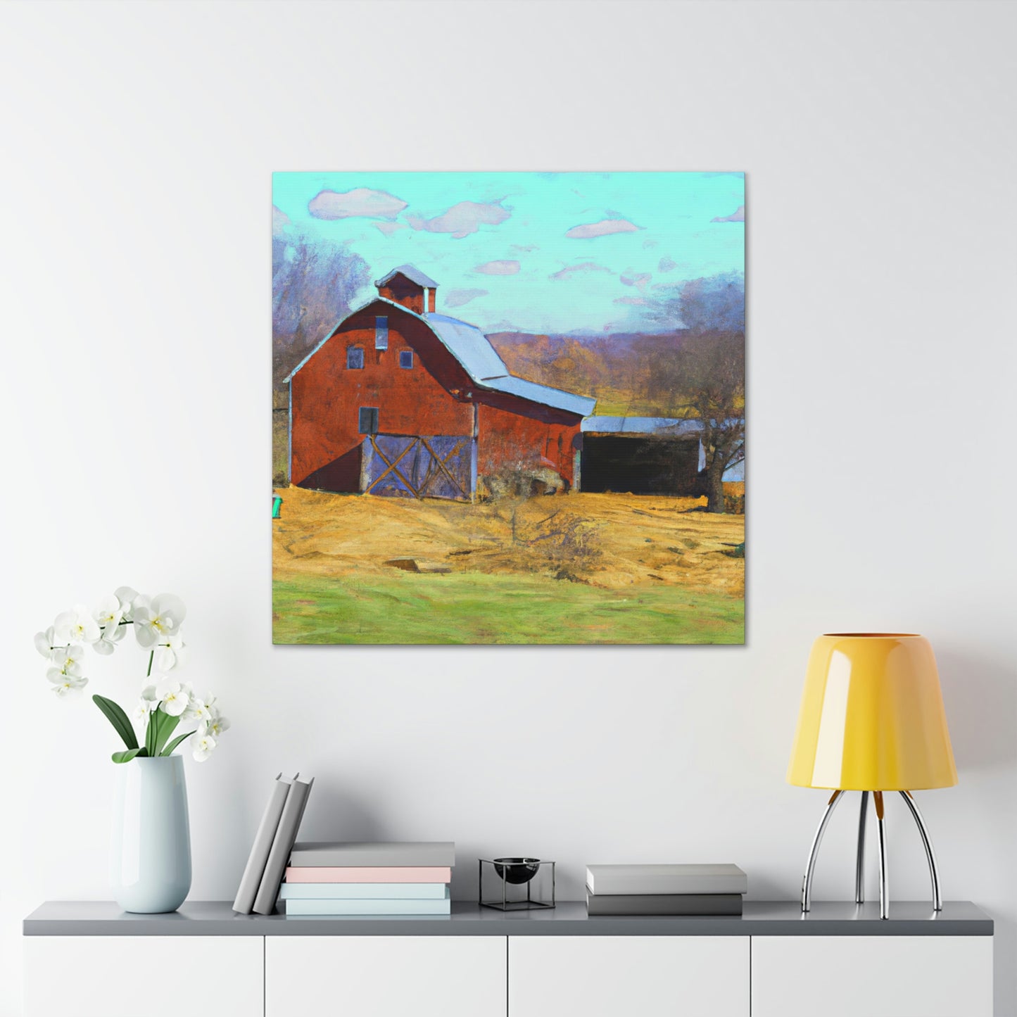 "Barn in the Countryside" - Canvas