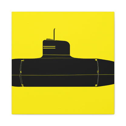 Submarine in Solitude - Canvas