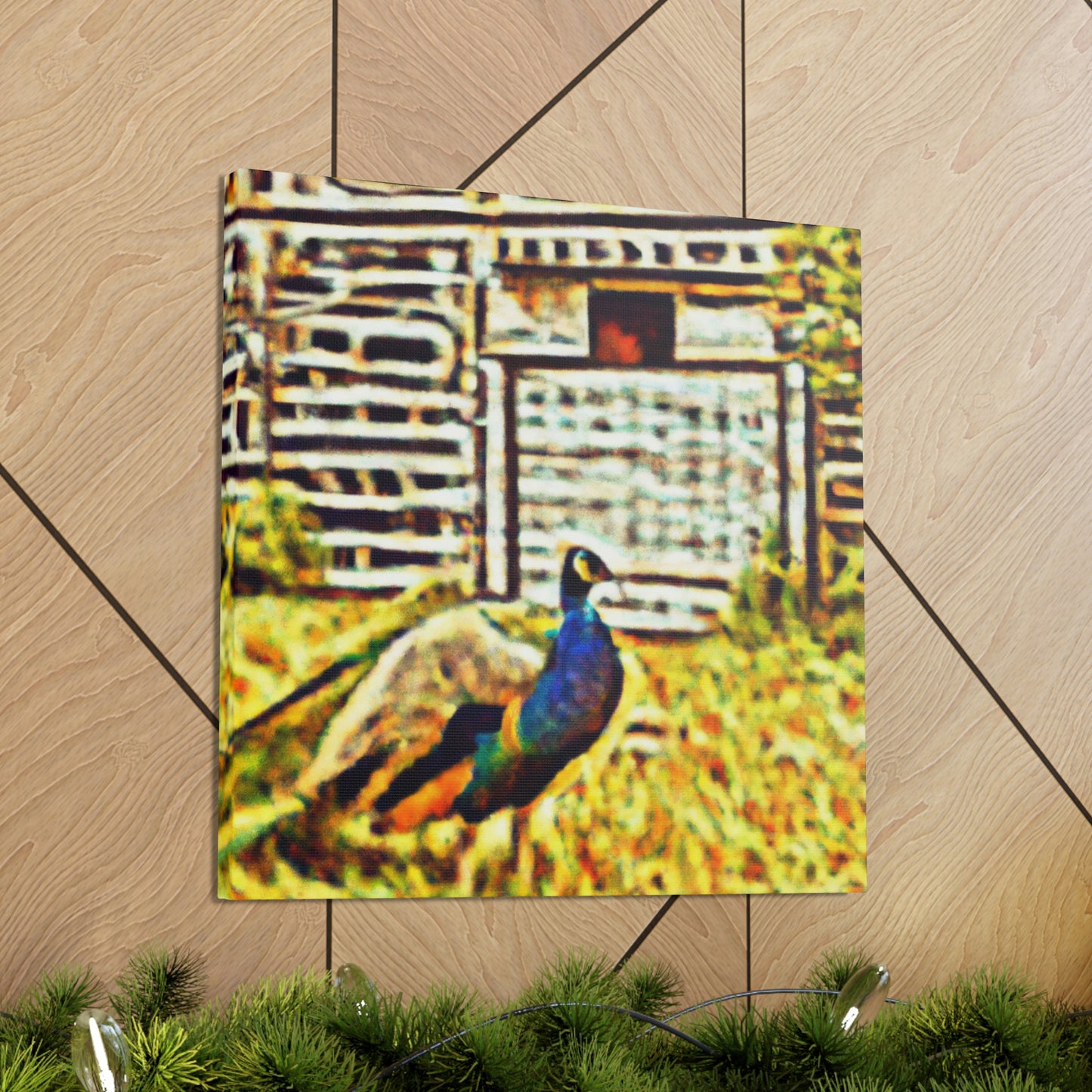 "Peacock Pomp and Pride" - Canvas