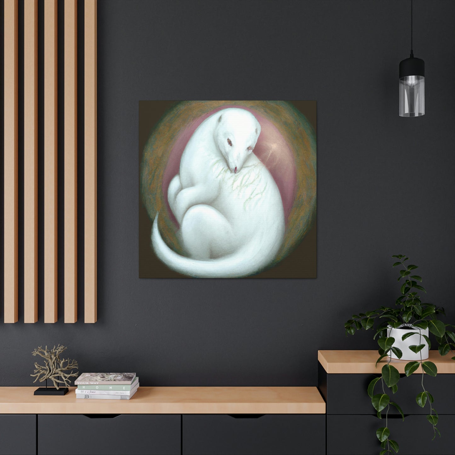 Ermine in Eternity - Canvas