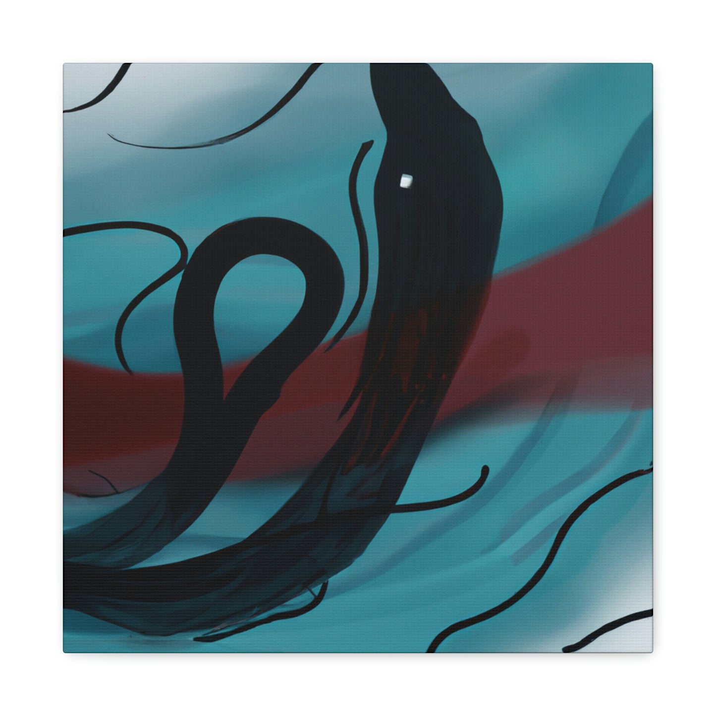 "Eels in Abstract Form" - Canvas