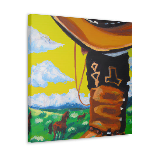 "Boots in the Summertime" - Canvas