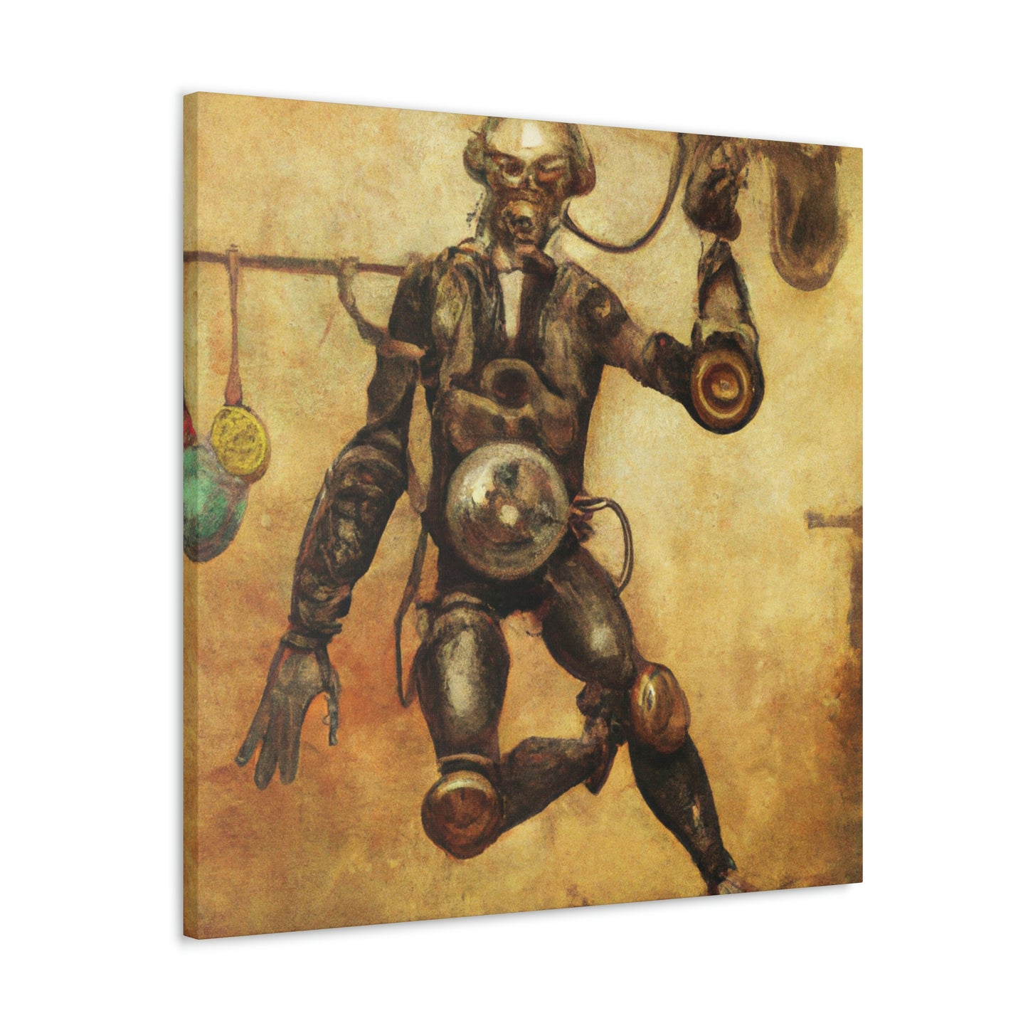 "Martial Arts Steampunk Mastery" - Canvas