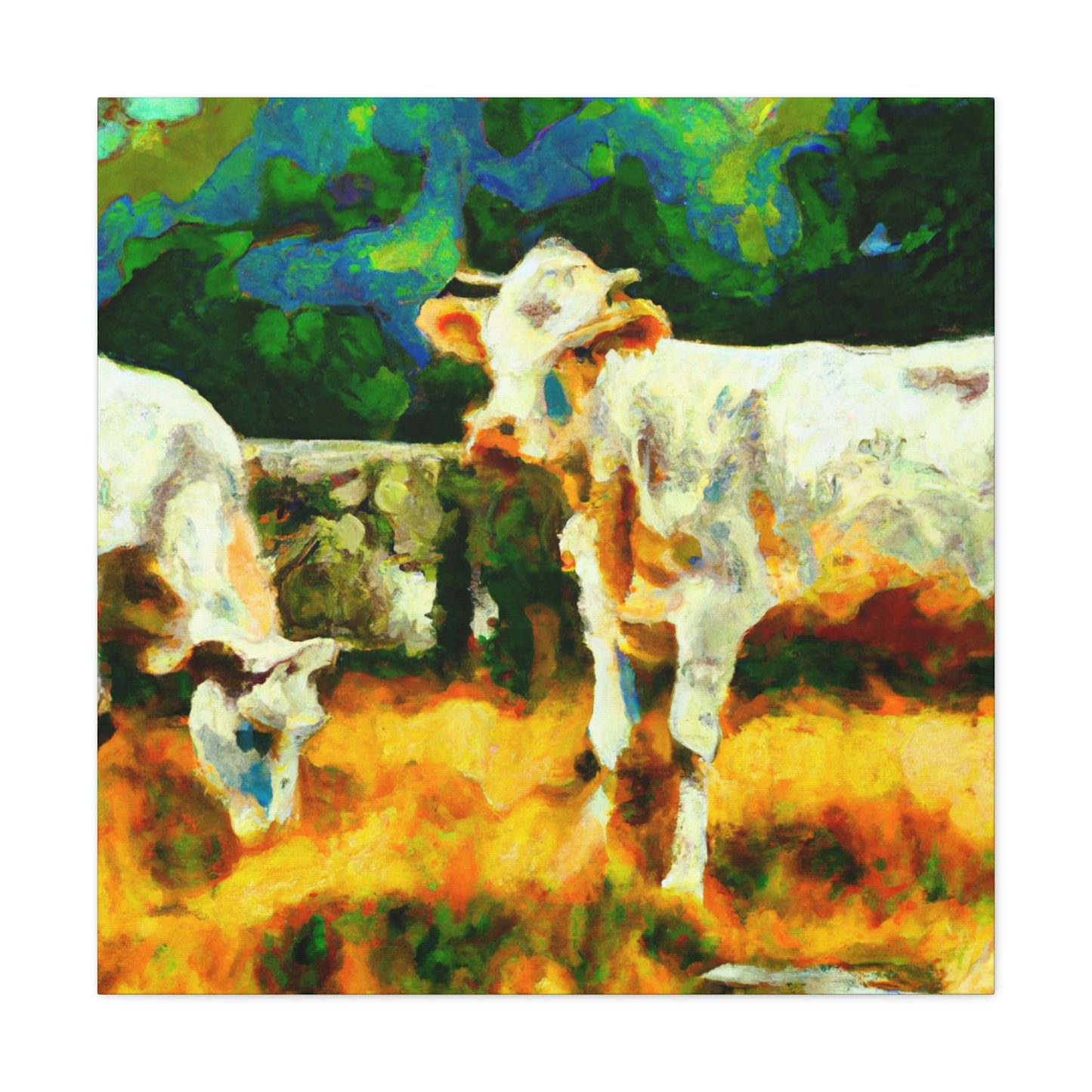 "Jersey Cow Visionary" - Canvas