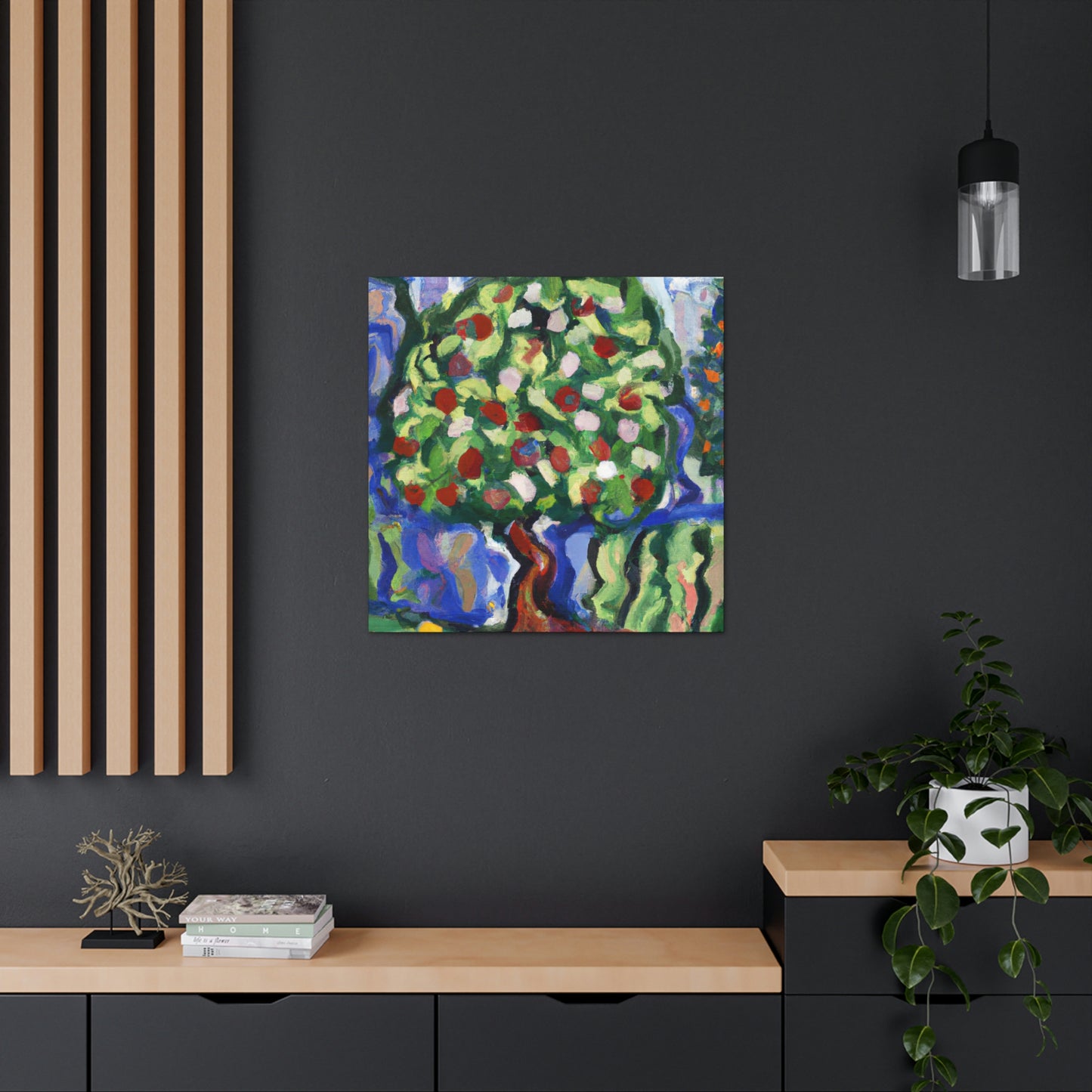 "Apple Tree in Bloom" - Canvas