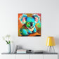 Koala in Azure Sky - Canvas