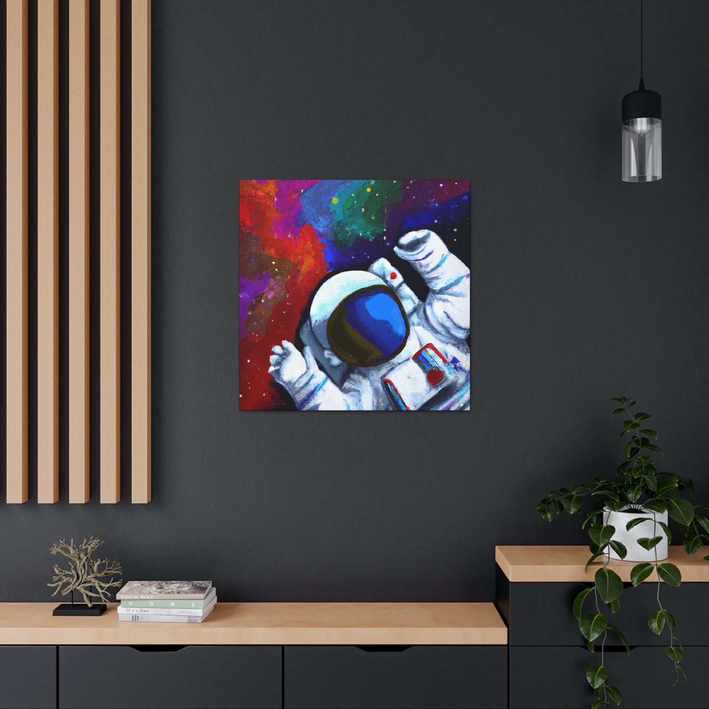 " Astronaut In Spaceflight" - Canvas