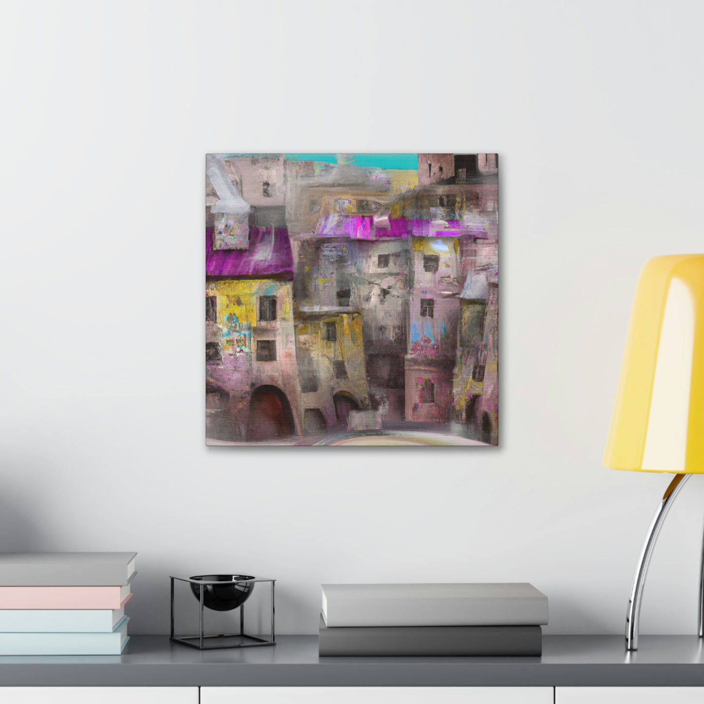 Tudor Elegance Abstract - Canvas