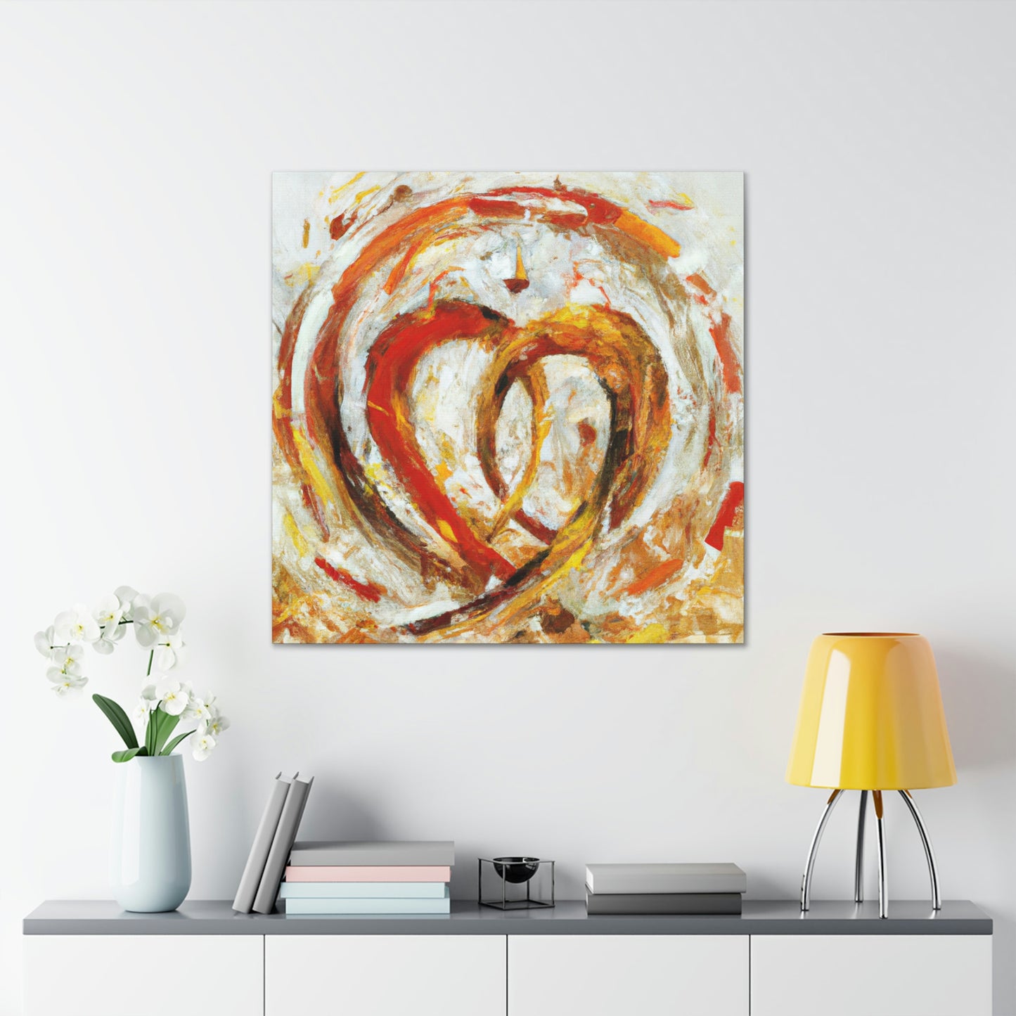 Wedding Rings Abstraction - Canvas