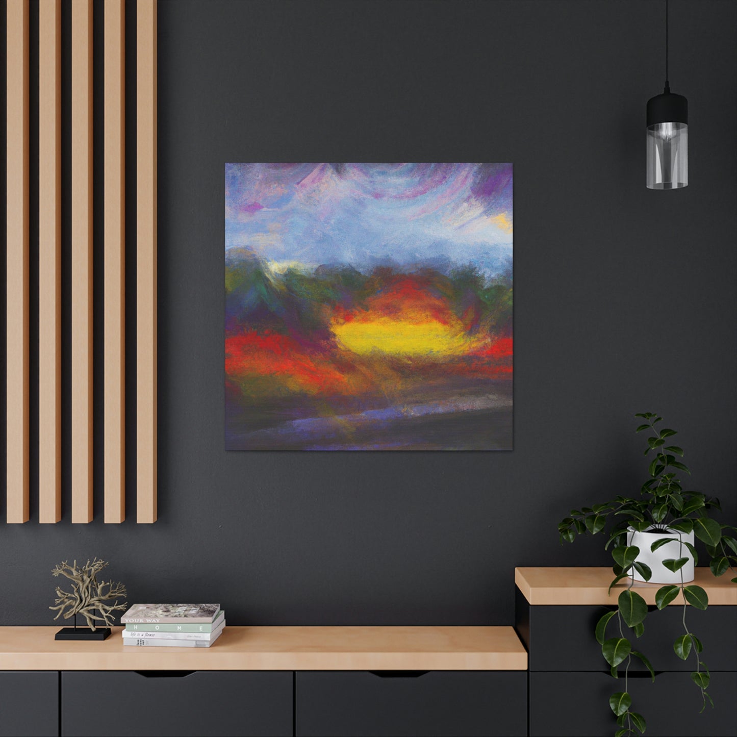 Dawn of Floral Beauty - Canvas