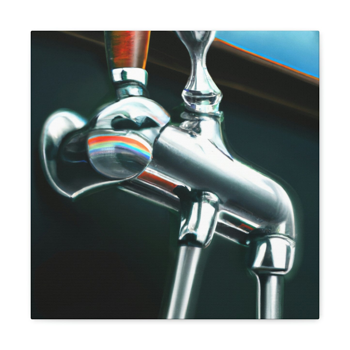 Bar Tap, Hyperrealism - Canvas