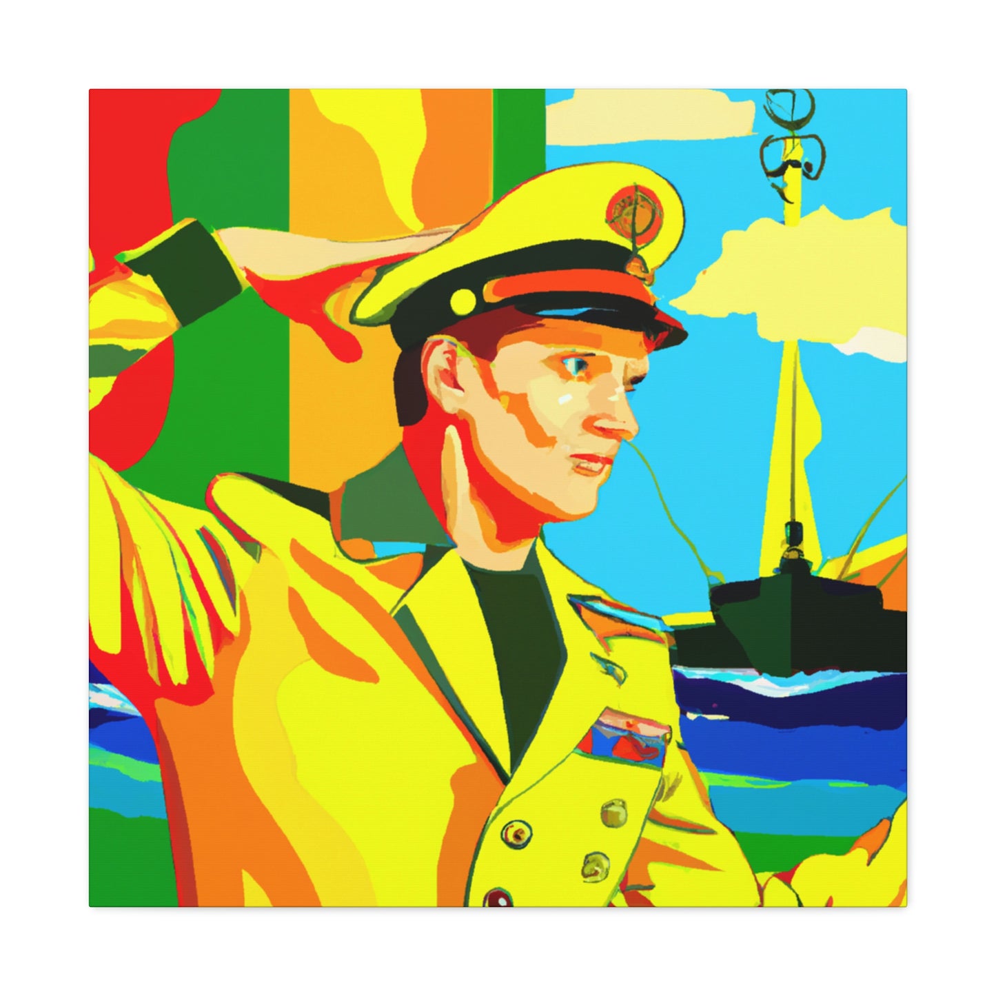 Marines in Pop Art - Canvas