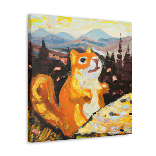 Chipmunk in Abstraction - Canvas