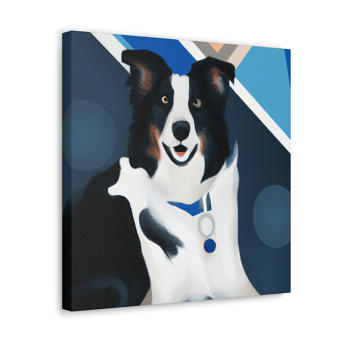 Border Collie Brilliance - Canvas