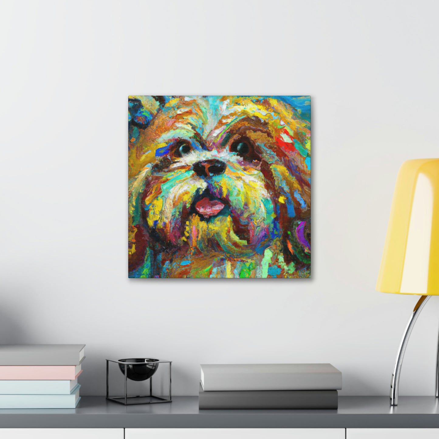 Shih Tzu Fauvism - Canvas