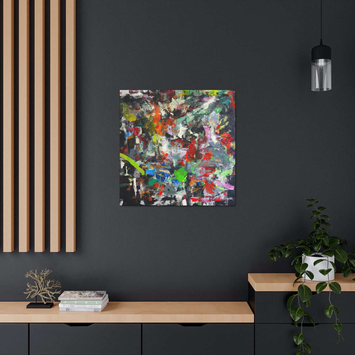 Rivers of Colorful Emotion - Canvas