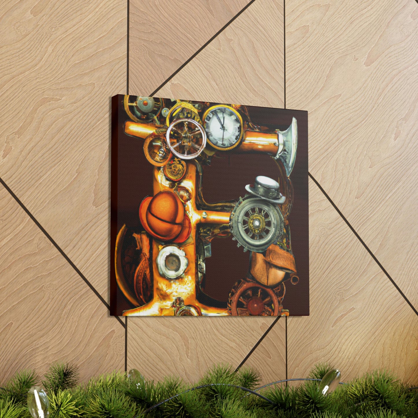 Steam-Powered Reflection - Canvas