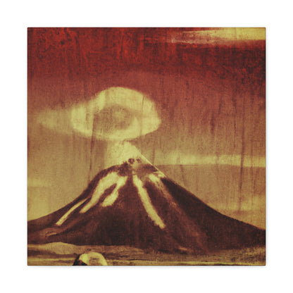 Volcano Burst of Color - Canvas