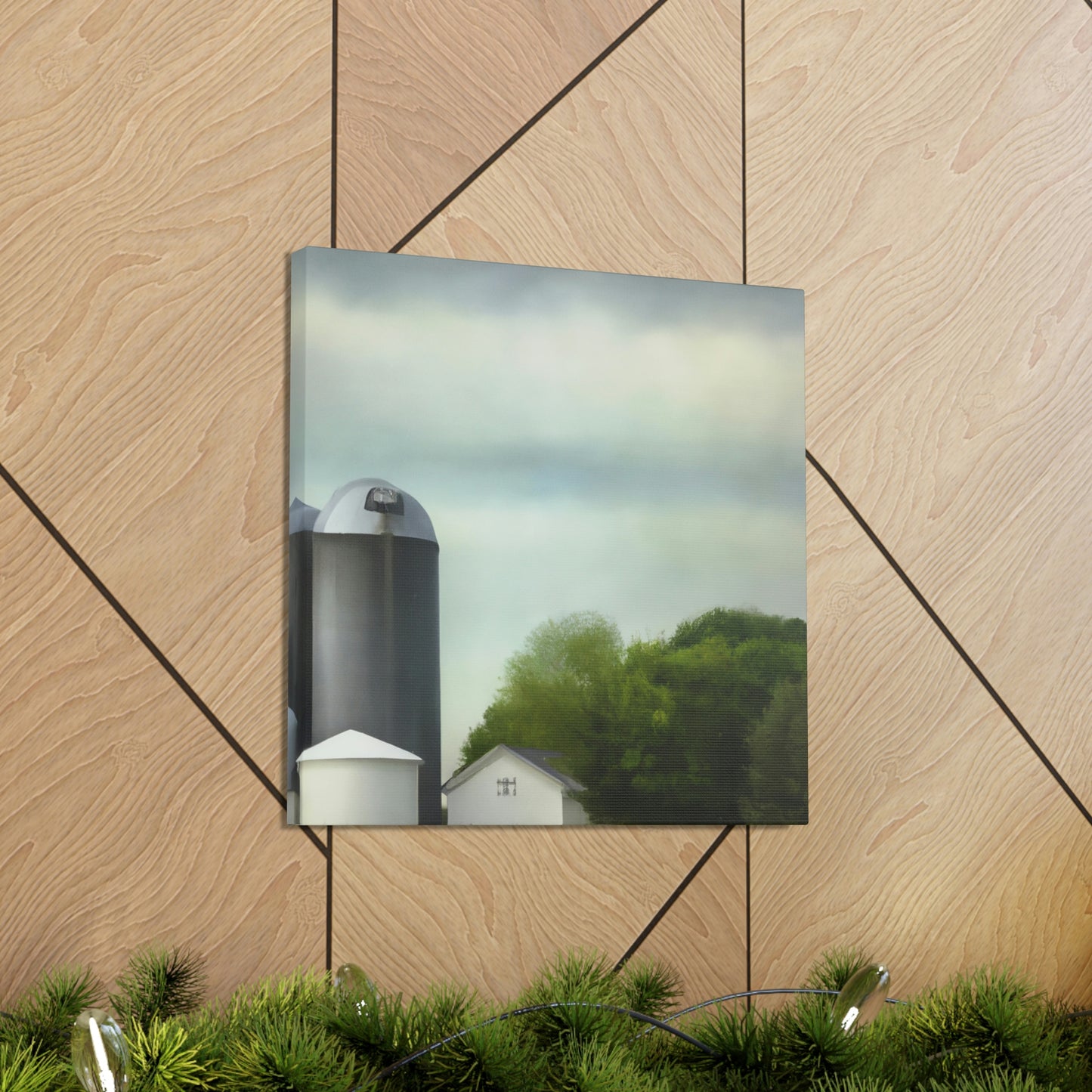 Silo in Monochrome - Canvas